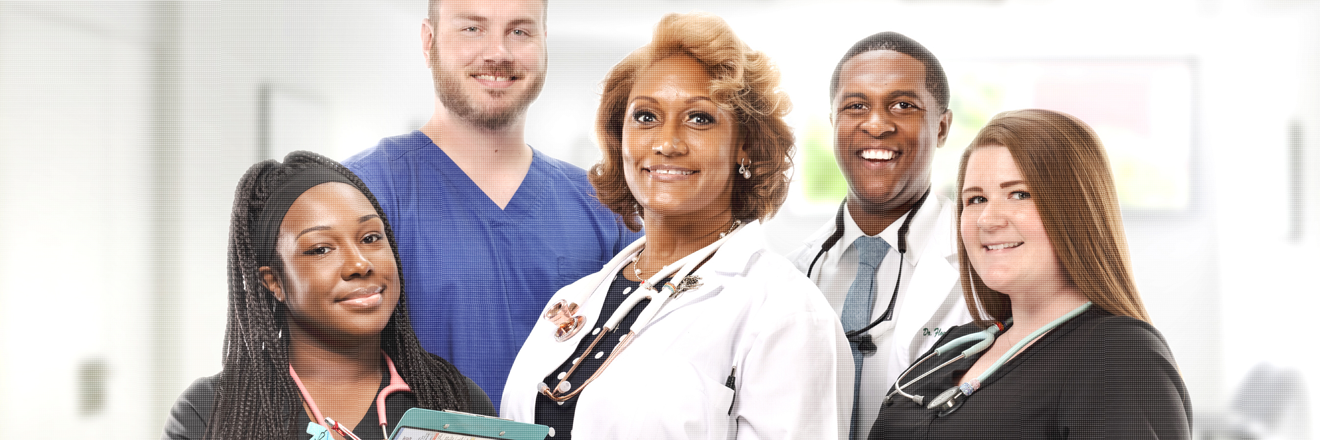 Medical Staff Posing in Photo